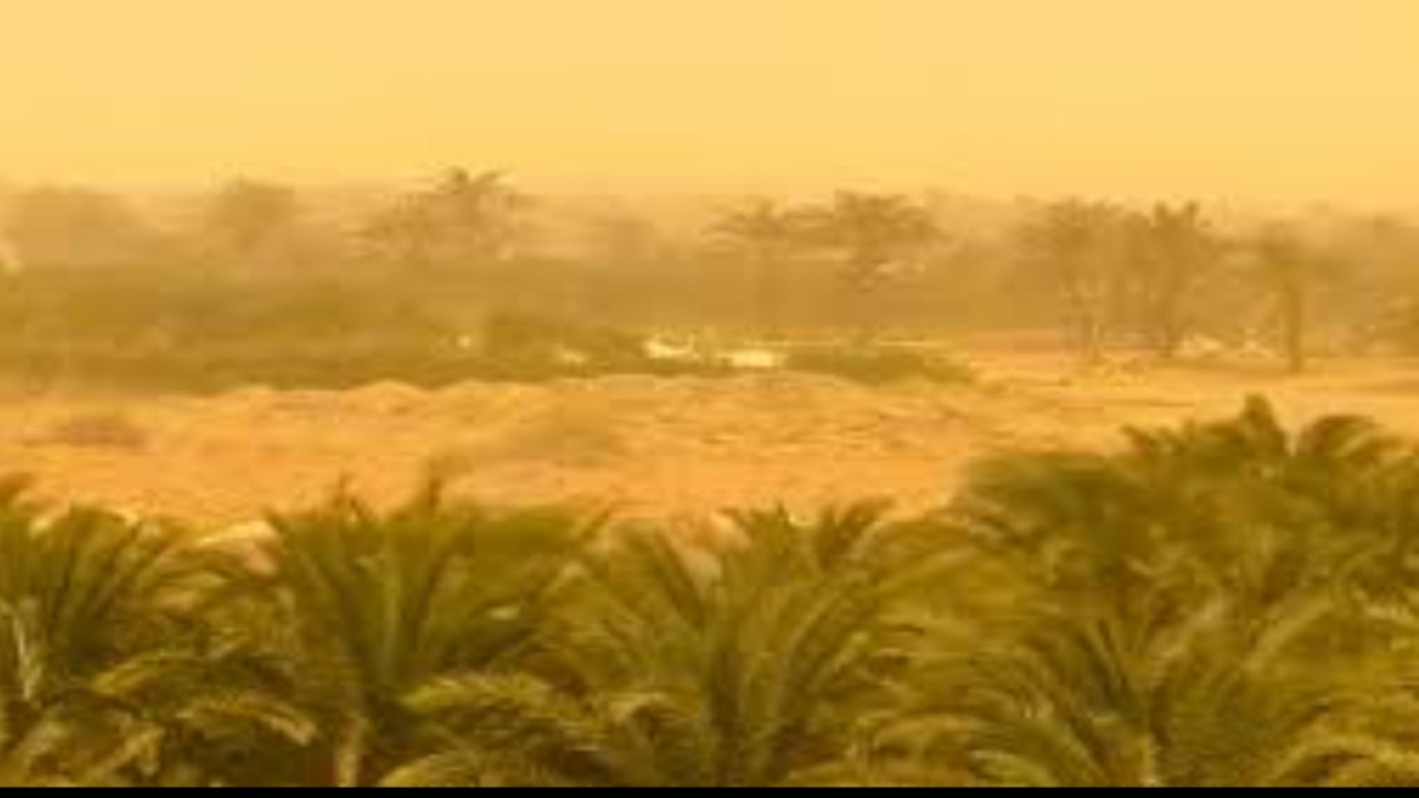 منخفض جوي يضرب محافظات مصر مع رياح محملة بالأتربة تؤثر على الرؤية